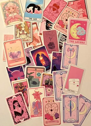 Tarot stickers (set van 26 stickers), marque: Tarot, état: Neuf avec étiquette, 2,00 €, 2,80 € Protection acheteurs incluse