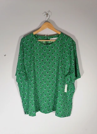 Green patterned blouse, brand: Amazon, condition: New with tags, size: XXL / UK 24-26, £4.95, £5.90 includes Buyer Protection