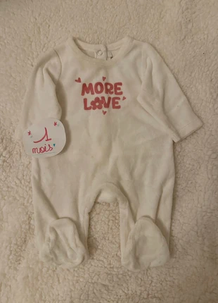 Pyjama More Love - Orchestra - 1 mois, marque: Orchestra, état: Bon état, taille: 1-3 mois / 56 cm, 1,00 €, 1,75 € Protection acheteurs incluse
