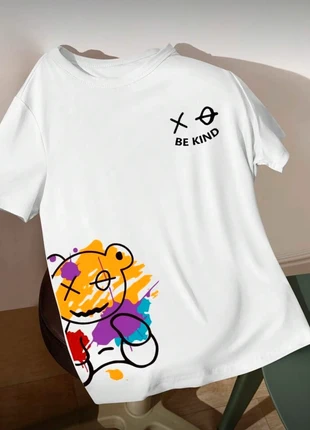 T-shirt à manches courtes avec imprimé ours, style décontracté, merk: Vintage Dressing, staat: Nieuw zonder prijskaartje, maat: M / 38 / 10, € 10,00, € 11,20 inclusief Kopersbescherming