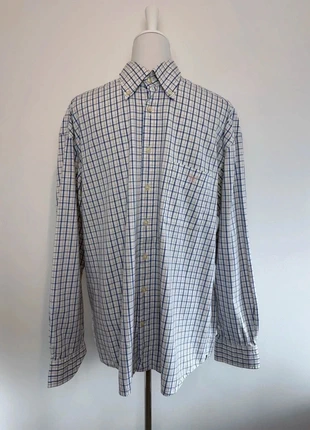 Chemise homme – GANT – à carreaux bleu & blanc – taille XL – bon état, marque: GANT, état: Bon état, taille: XL, 10,00 €, 11,20 € Protection acheteurs incluse