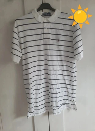 Polo Ralph Lauren bleu marine et blanc XL, marca: Polo Ralph Lauren, estado: Satisfatório, tamanho: XL, €10.00, €11.20 inclui Proteção do Comprador