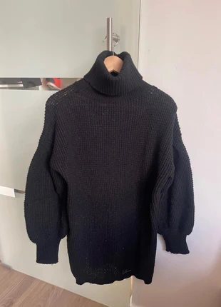 Robe pull noire col roulé Shein – Taille 36, marque: Shein, état: Très bon état, taille: S / 36 / 8, 5,00 €, 5,95 € Protection acheteurs incluse