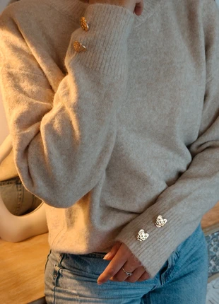 Camille · Cardigan élégant et douillet beige, zustand: Sehr gut, größe: M / 38 / 10, 35,00 €, 37,45 € beinhaltet Vinted-Käuferschutz Pro