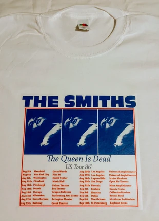 T-shirt M unisex The Queen Is dead Us tour' 86 the smiths, brand: Fruit of the Loom, condizioni: Nuovo senza cartellino, taglia: M, €13.00, €14.35 include la Protezione acquisti