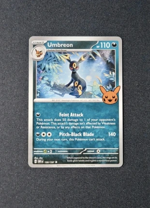Umbreon OBF 130/197 Trick or
Trade 2024, merk: Pokémon, staat: Nieuw zonder prijskaartje, € 2,50, € 3,33 inclusief Kopersbescherming
