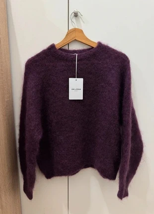 Pull en Kid Mohair 80% Maille Italienne Prune, staat: Heel goed, maat: Universeel, € 69,00, € 73,15 inclusief Kopersbescherming Pro