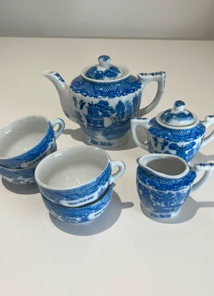 Vintage Blue Willow kinder thee servies Van Nelle, merk: van nelle, staat: Heel goed, € 35,00, € 37,45 inclusief Kopersbescherming