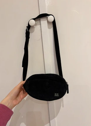 Urban Outfitters Black Corduroy Bum Bag, brand: Urban Outfitters, condition: Very good, £3.50, £4.38 includes Buyer Protection