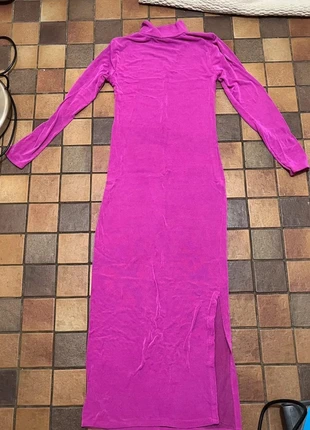 Robe longue col roulé fuchsia, marque: CM, état: Très bon état, taille: XS / 34 / 6, 3,00 €, 3,85 € Protection acheteurs incluse