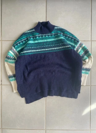 Pull d’hiver homme vintage y2k taille M couleur bleu blanc 100% laine, marke: Vintage Dressing, zustand: Sehr gut, größe: M, 15,99 €, 17,49 € beinhaltet Vinted-Käuferschutz Pro