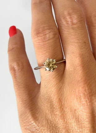 Bague en argent 925 rhodié, diamant moissanite 1 CT, marke: Bague diamant moissanite, zustand: Neu, größe: 51.8 mm / 16.5 mm Ø, 69,90 €, 74,10 € inklusive Vinted-Käuferschutz