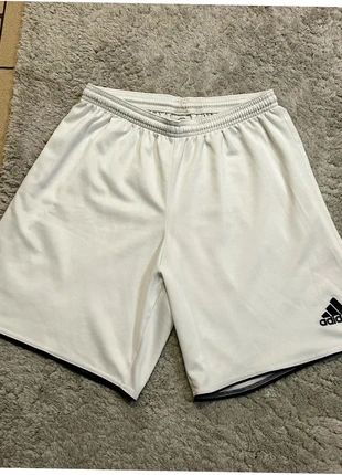 Short Adidas Climalite blanc logo noir homme M, marca: adidas, estado: Muy bueno, tamaño: M, 10,00 €, 11,20 € Protección al comprador incluida
