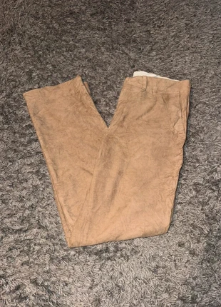 Pantalon En Velours / Corduroy Zara beige coton coupe slim taille 42, marca: Zara, estado: Muy bueno, tamaño: W33 | ES 42, 8,00 €, 9,10 € Protección al comprador incluida