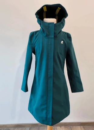 Manteau long parka fourré polaire imperméable K-way Stéphy Bonded vert sapin taille 8 ans 🔥, merk: K-Way, staat: Heel goed, maat: 8 jaar / 128 cm, € 109,00, € 115,15 inclusief Kopersbescherming Pro