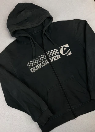 Quiksilver Hoodie – Black Logo – Vintage – Hombre (Talla XL), marque: Quiksilver, état: Très bon état, taille: XL, 15,99 €, 17,49 € Protection acheteurs incluse