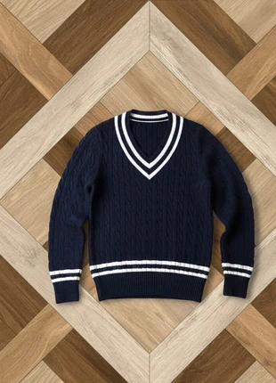 Sweat/Pull Torsadé Marine Homme Old Money Vintage Élégant Chic - Taille M, brand: Vintage Dressing, condizioni: Ottime, taglia: M, €52.99, €56.34 include la Protezione acquisti