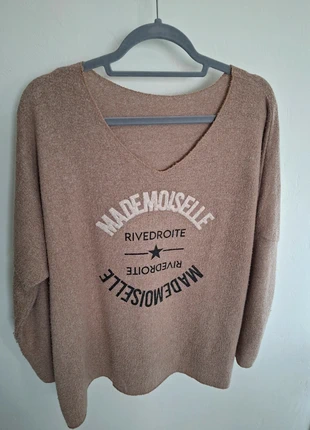 Pull col V overside, marque: Unique, état: Bon état, taille: Taille unique, 7,00 €, 8,05 € Protection acheteurs incluse