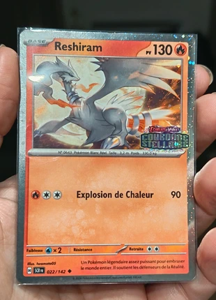 Carte Pokémon - Reshiram 022/142 - Cosmo Holo, marque: Pokémon, état: Très bon état, 1,00 €, 1,75 € Protection acheteurs incluse
