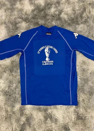 Maillot Kappa - Vintage / 2010’s - Taille XL - Bleu - Très bon état - Floqué « Castries », marca: Kappa, estado: Muito bom, tamanho: XL, €25.00, €26.95 inclui Proteção do Comprador