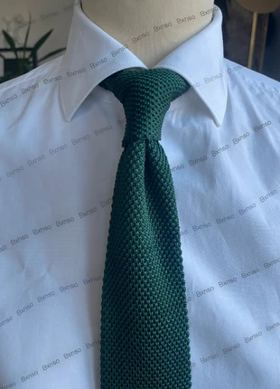 Cravate tricot vert sapin – élégante et intemporelle, marque: gentlemen club, état: Neuf sans étiquette, 14,54 €, 15,97 € Protection acheteurs incluse