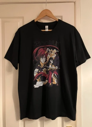 NEW Men's Rurouni Kenshin Himura Japanese Manga Anime Black Graphic T-Shirt, L, brand: Caribbean Seal, condition: New without tags, size: L, £18.00, £19.60 includes Buyer Protection