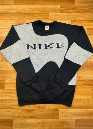 Sweat Nike Vintage Y2K Made In USA Retro Style Boxy (Gris/Noir - Taille S) T126.., marca: Nike, estado: Muy bueno, tamaño: S / 36 / 8, 31,90 €, 34,20 € Protección al comprador incluida
