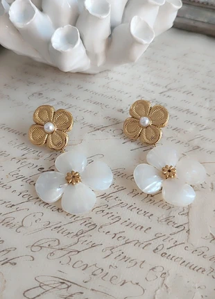 Boucles d'oreilles fleurs Style GAS, marca: GAS, estado: Novo sem etiquetas, €42.00, €44.80 inclui Proteção do Comprador Pro