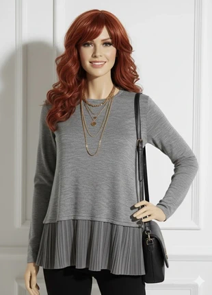 Flame Y2k Maglia Plissettata Lurex Grigia Elegante M: Capo Essenziale! Compra Ora!, marque: flame, état: Très bon état, taille: M / 38 / 10, 9,90 €, 11,10 € Protection acheteurs incluse