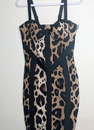 Kardashian Leopard Print Dress, brand: Kardashian Kollection, condition: New with tags, size: M / UK 12-14, £22.00, £23.80 includes Buyer Protection