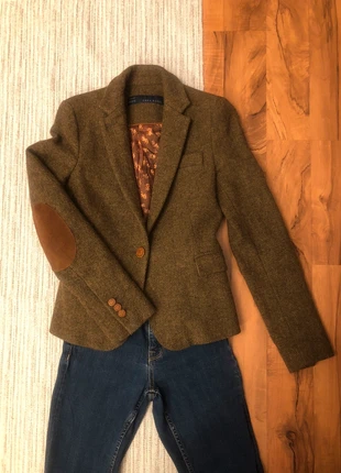 Wełniana Marynarka Zara, blagovna znamka: Zara, stanje: Zelo dobro, velikost: XS / 34 / 6, 8.35 €, 9.47 € vključuje Zaščito kupca