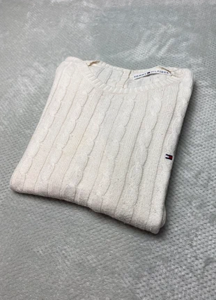 Pull Torsadé Tommy Hilfiger, merk: Tommy Hilfiger, staat: Heel goed, maat: S / 36 / 8, € 14,00, € 15,40 inclusief Kopersbescherming