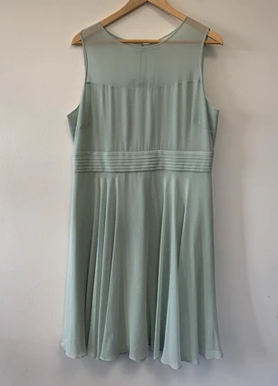 Hobbs Ashling Pleated A-Line Dress in Mint (G3, BH), brand: Hobbs, condition: New with tags, size: XXL / UK 24-26, £15.00, £16.45 includes Buyer Protection Pro