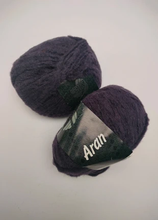 2x paars Aran Lana Grossa, brand: lana grossa, condizioni: Novità, €6.00, €7.00 include la Protezione acquisti