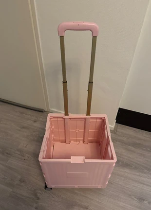 Roze trolley, merk: Primark, staat: Heel goed, € 8,00, € 9,10 inclusief Kopersbescherming