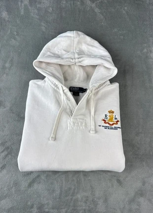 Pull sweat à capuche Hoodie Ralph Lauren | Taille XL | Blanc logo vintage, marca: Ralph Lauren, estado: Muy bueno, tamaño: XL, 29,90 €, 32,10 € Protección al comprador incluida