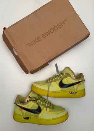 Air force 1 off-white Volt - 42,5, merk: Nike x Off-White, staat: Heel goed, maat: 42.5, € 329,00, € 346,15 inclusief Kopersbescherming Pro
