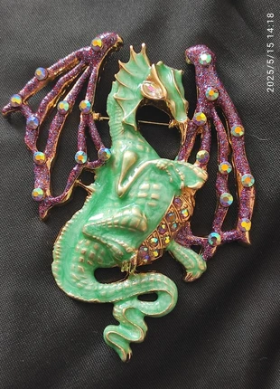 Dragon grande broche 15€ créature fantastique, brand: Dragon, condition: New without tags, €15.00, €16.45 includes Buyer Protection Pro
