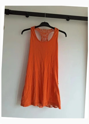 R0149. Débardeur orange dos dentelle taille L, état: Très bon état, taille: L / 40 / 12, 2,00 €, 2,80 € Protection acheteurs (Pro) incluse