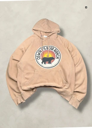 Sweat universitaire à capuche Osowarld’s Ranch beige - Taille L, brand: Vintage Dressing, condizioni: Ottime, taglia: L, €14.90, €16.35 include la Protezione acquisti Pro