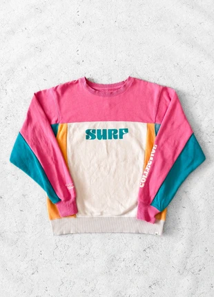 Rip Curl Sweatshirt Crème, Pink, Turquoise Size XS, marque: Rip Curl, état: Très bon état, taille: XS / 34 / 6, 29,95 €, 32,15 € Protection acheteurs (Pro) incluse