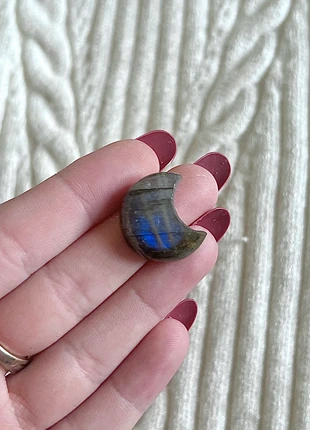 Cabochon Labradorite lune - lithotherapie - bien être - ésotérique - micro macramé - wire wrapping, brand: labradorite, condition: Very good, €2.00, €2.80 includes Buyer Protection