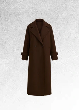 Manteau long marron - S, marque: Carlita, état: Neuf sans étiquette, taille: S / 36 / 8, 69,00 €, 73,15 € Protection acheteurs (Pro) incluse