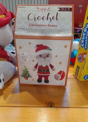 Kit de crochet Père Noël, marque: sans marque, état: Neuf avec étiquette, taille: Prématuré, jusqu'à 44cm, 4,00 €, 4,90 € Protection acheteurs incluse