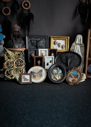 Verschiedene Bilderrahmen Dekorahmen schwarz Gothic Schädel Skull Schmetterling alternative, marque: Alternative, état: Très bon état, 9,00 €, 10,15 € Protection acheteurs incluse