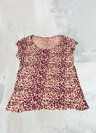 Vintage purple leopard print shirt, marke: H&M, zustand: Sehr gut, größe: M / 38 / 10, 5,00 €, 5,95 € inklusive Vinted-Käuferschutz