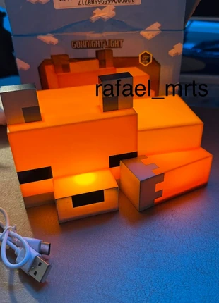 Lampe Led Minecraft Renard 🦊, marque: Minecraft, état: Neuf avec étiquette, 16,99 €, 18,54 € Protection acheteurs incluse