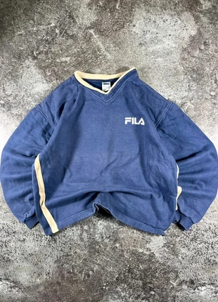 Pull sweat crewneck fila bleu/marine bande brodé vintage y2k 2000s Taille S, marke: FILA, zustand: Sehr gut, größe: S, 22,00 €, 23,80 € inklusive Vinted-Käuferschutz