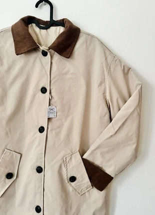 Parka trapuntato British Heritage beige con colletto in velluto – Nuovo, marque: Vintage Dressing, état: Neuf avec étiquette, taille: S / 36 / 8, 36,90 €, 39,45 € Protection acheteurs incluse