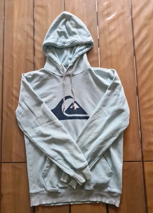 Sweat à capuche bleu clair – Quiksilver – Taille XS, brand: Quiksilver, condizioni: Ottime, taglia: XS, €5.00, €5.95 include la Protezione acquisti